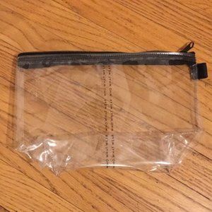 NWT - Who What Wear Clear Travel makeup Bag